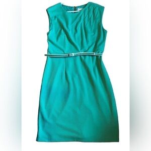 Karin Stevens Green Sleeveless Dress size 14